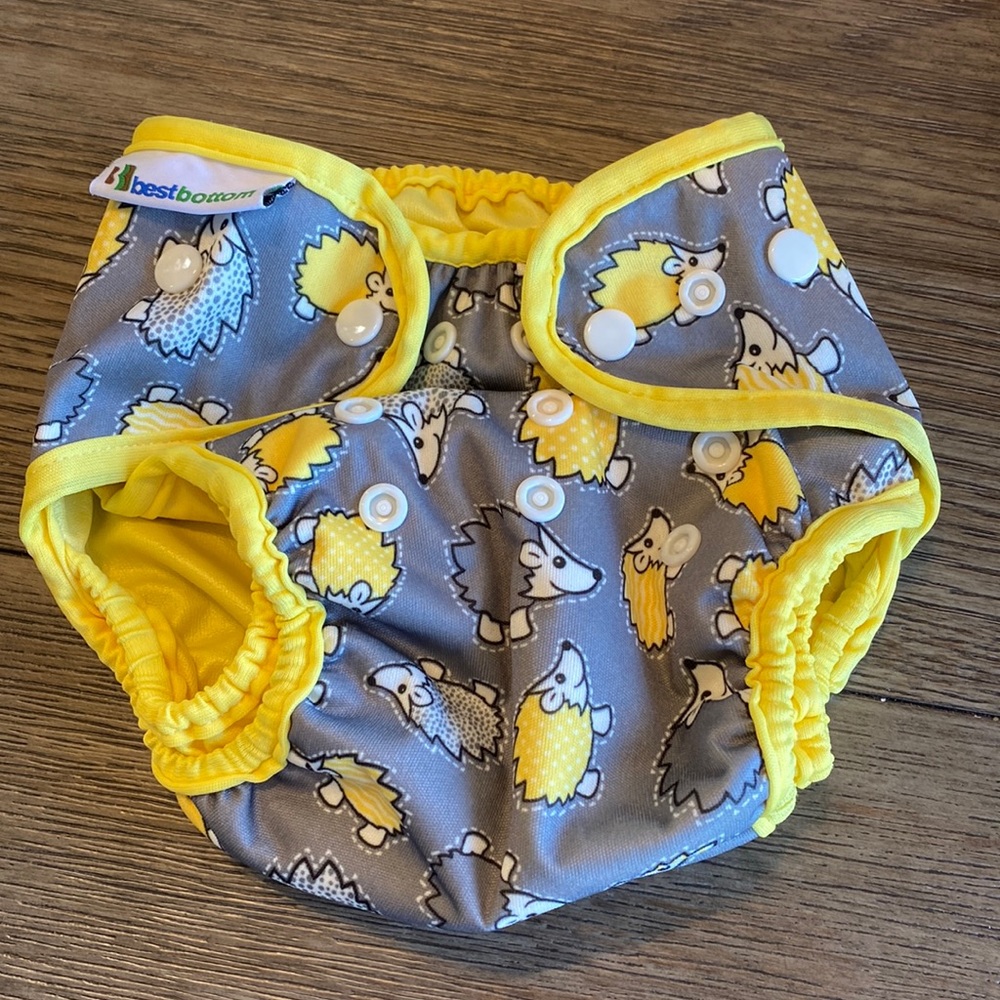 Best Bottom Hedgehog Diaper Cover one size